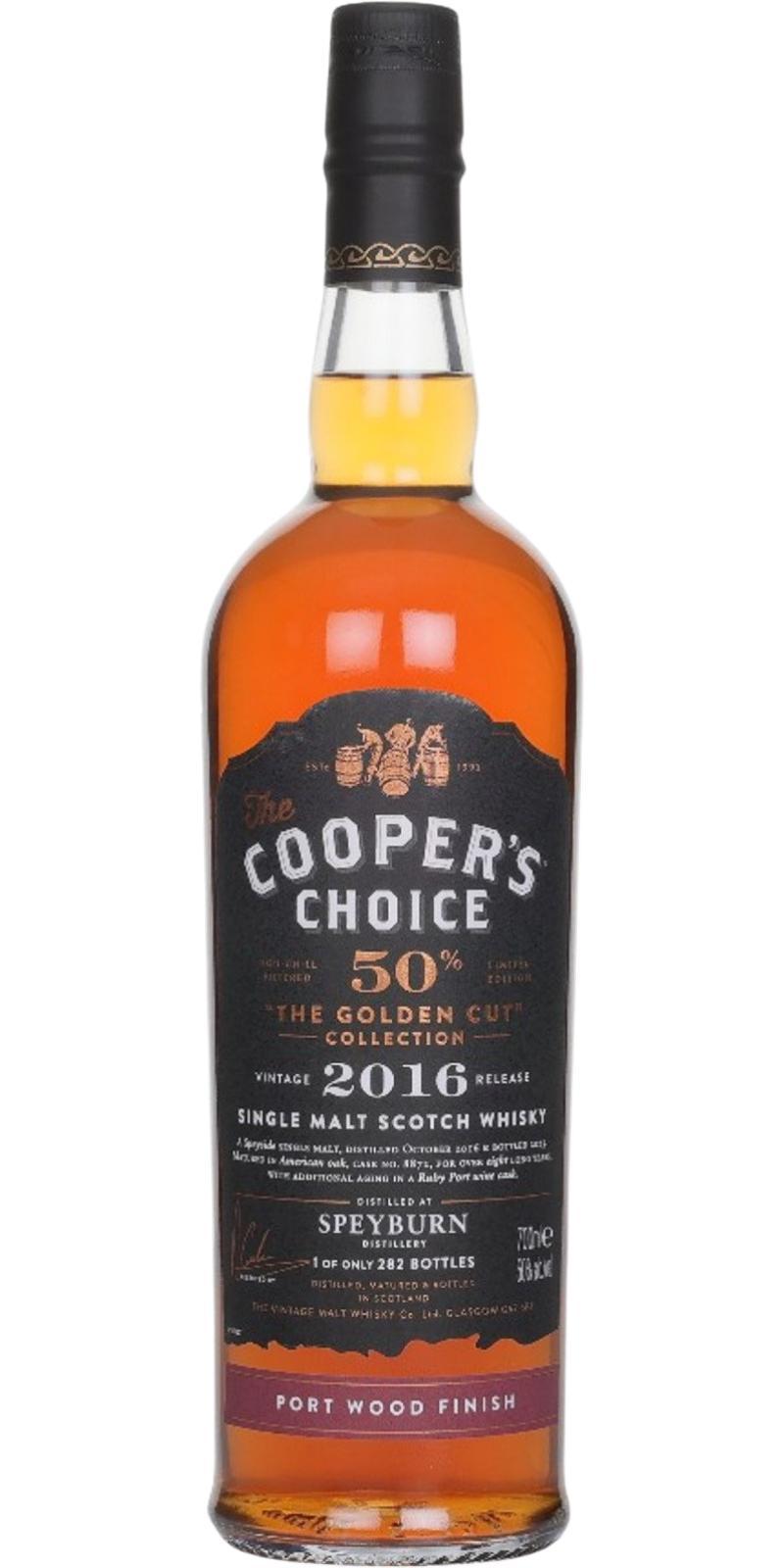Speyburn 2016 VM  The Cooper's Choice - The Golden Cut Collection