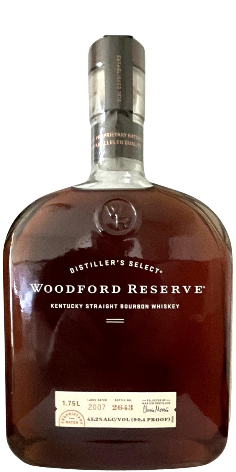 Woodford Reserve Distiller's Select  Kentucky Straight Bourbon Whiskey