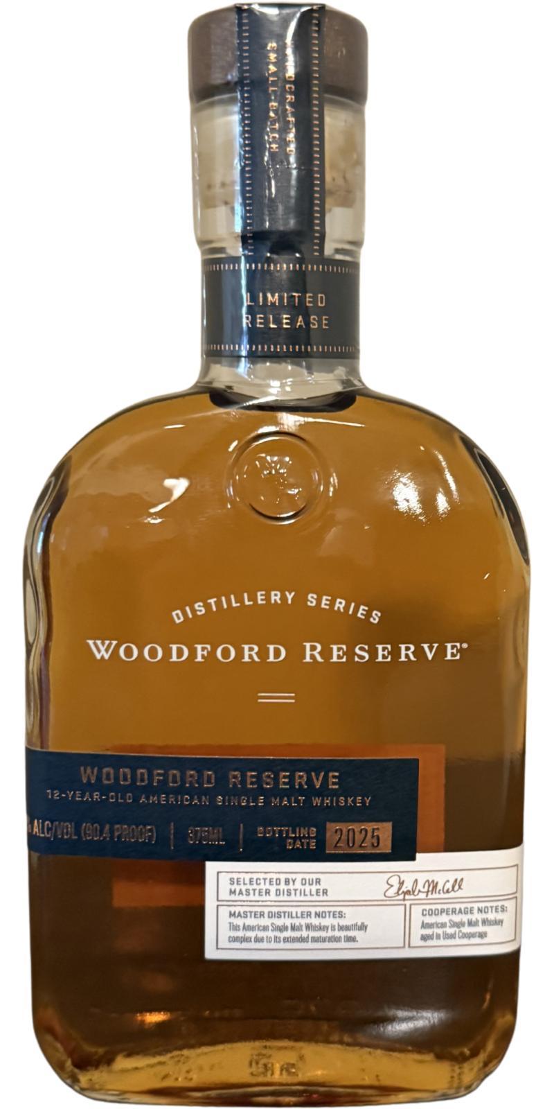 Woodford Reserve 12-year-old  Distillery Series