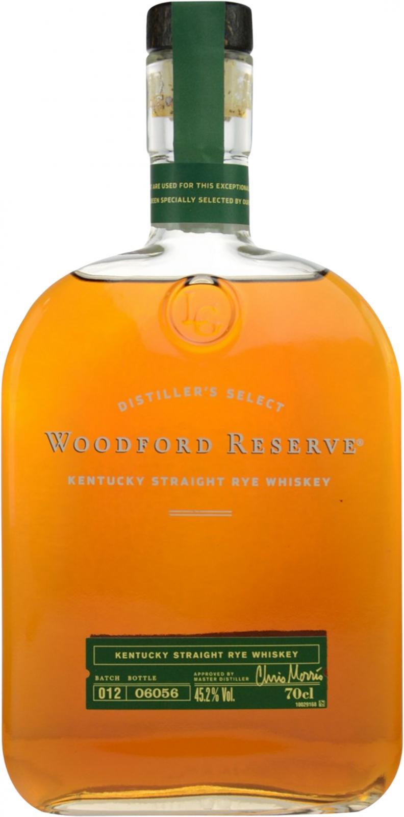 Woodford Reserve Distiller's Select  Kentucky Straight Rye Whiskey