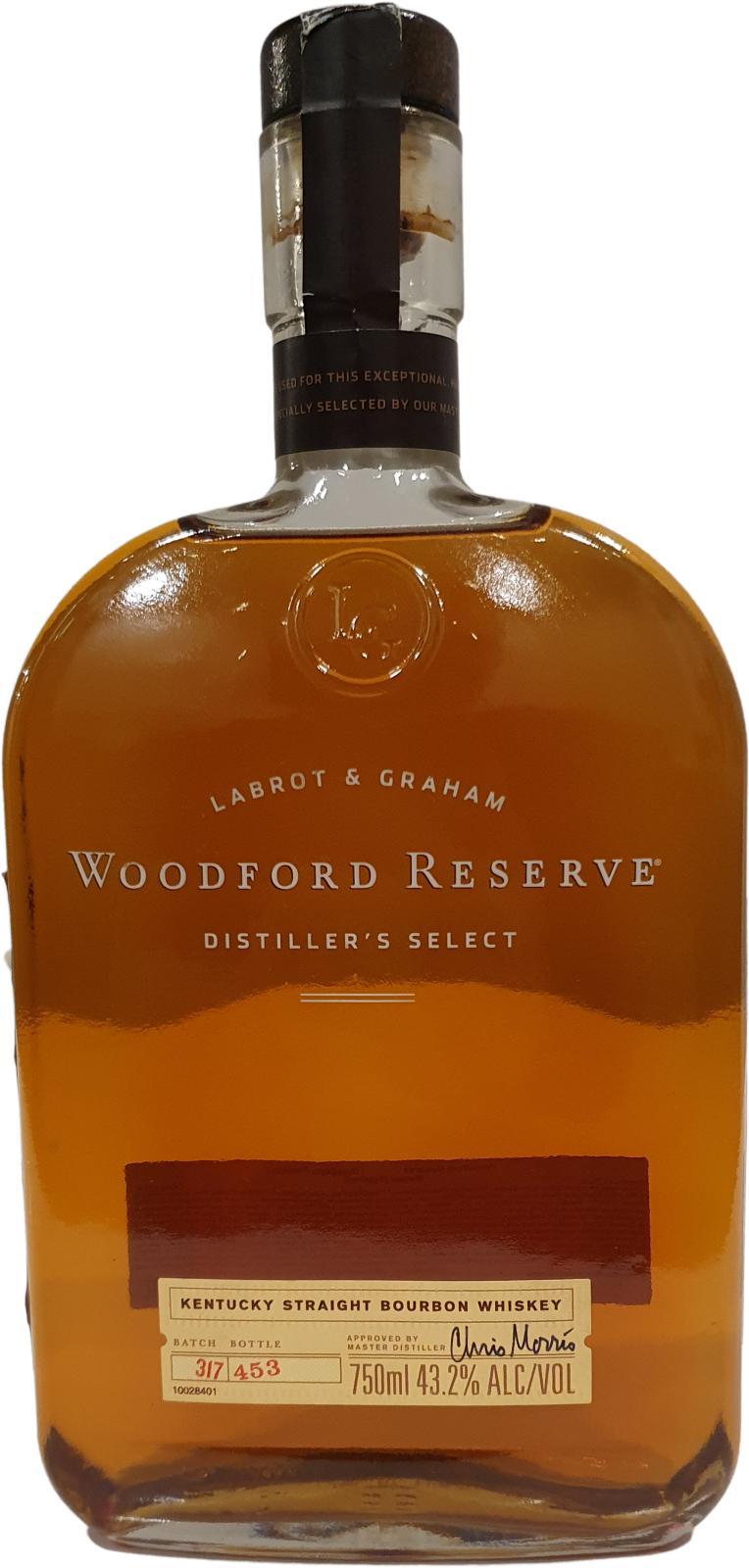 Woodford Reserve Distiller's Select  Kentucky Straight Bourbon Whiskey