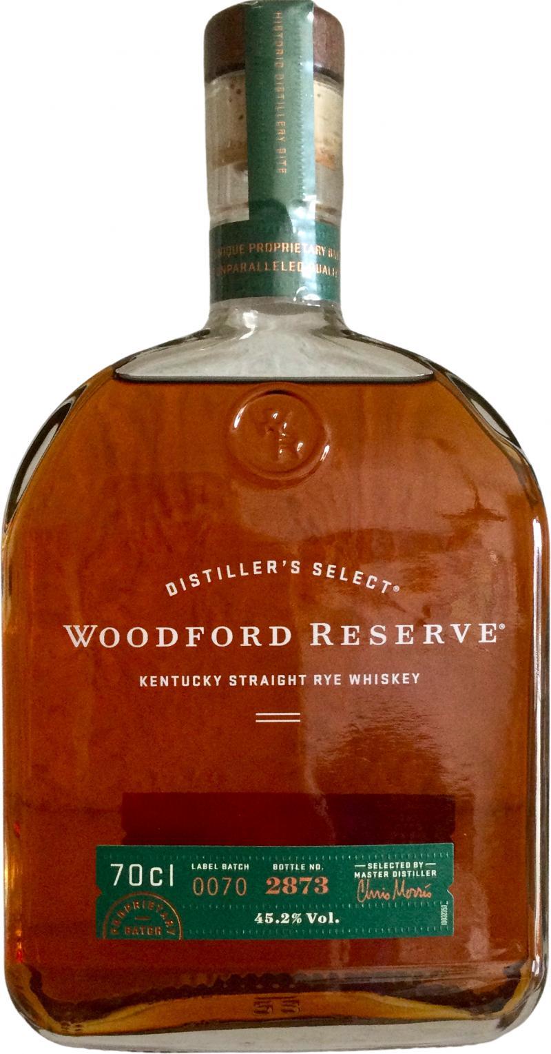 Woodford Reserve Distiller's Select  Kentucky Straight Rye Whiskey