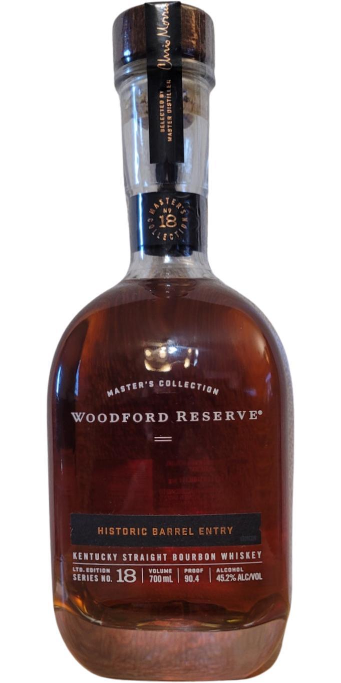 Woodford Reserve Historic Barrel Entry  Master's Collection