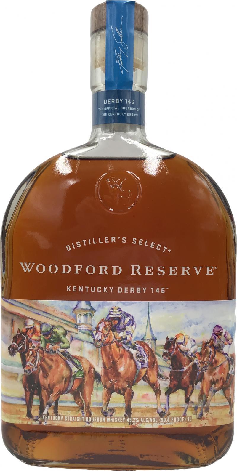 Woodford Reserve Kentucky Derby 146  Kentucky Straight Bourbon Whiskey