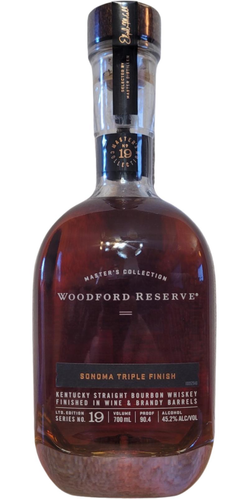 Woodford Reserve Sonoma Triple Finish  Master's Collection