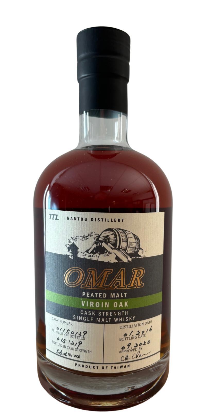 Nantou 2016 Omar Peated Malt