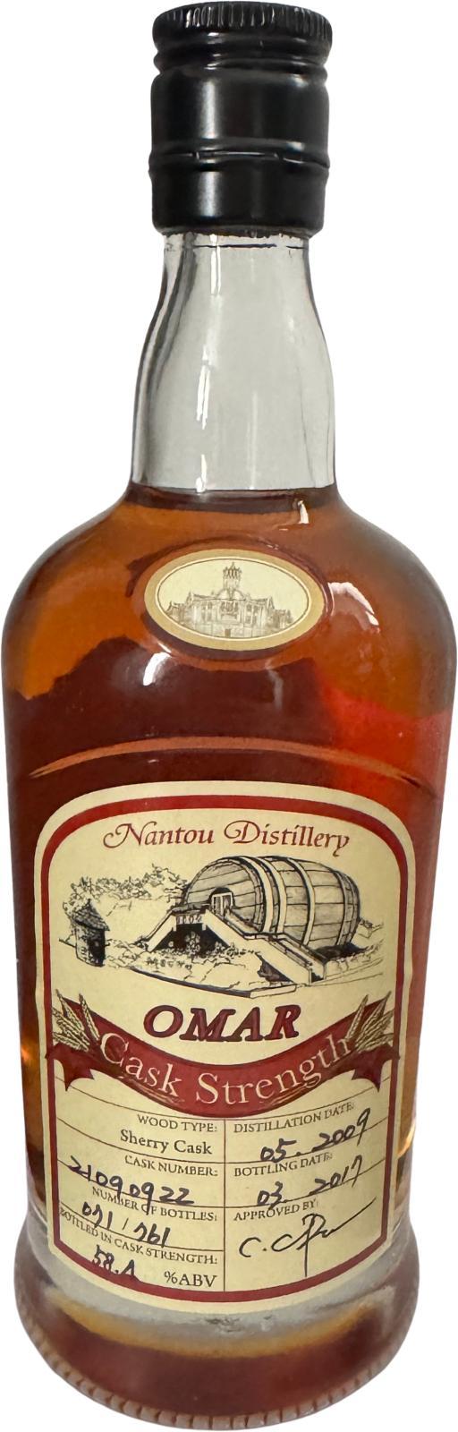 Nantou Omar 2009 Cask Strength