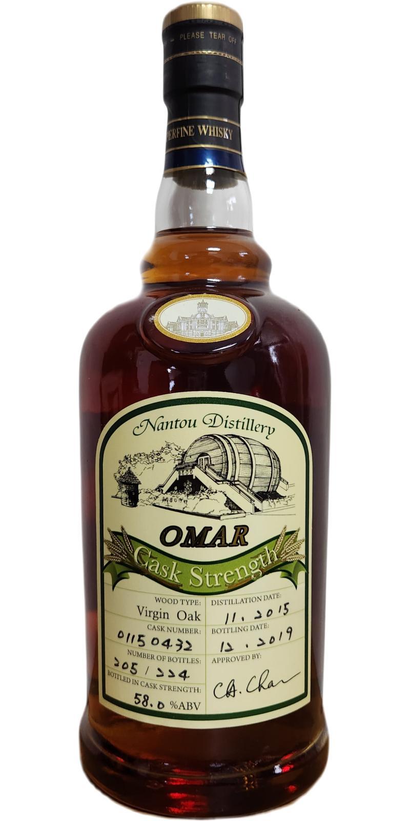 Nantou Omar 2015 Cask Strength
