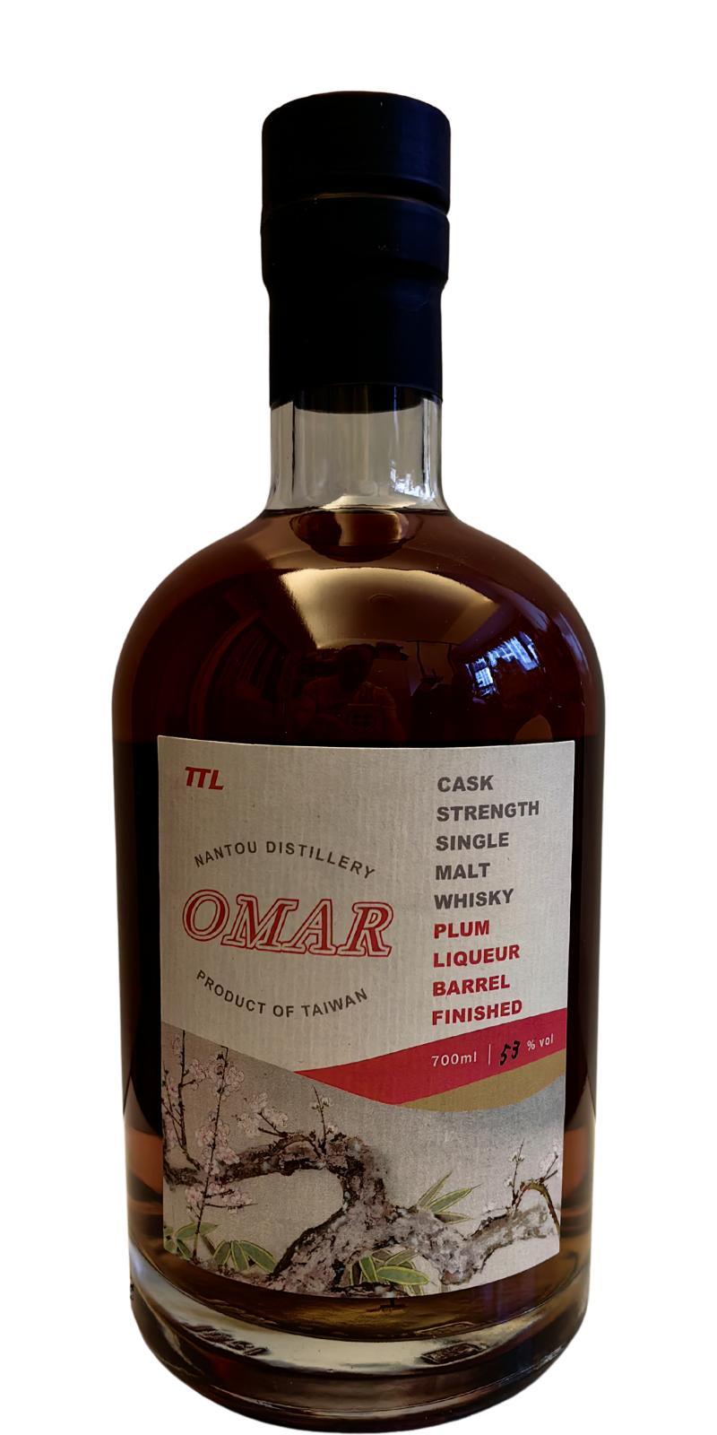 Nantou Omar Cask Strength Plum Liqueur Barrel Finished
