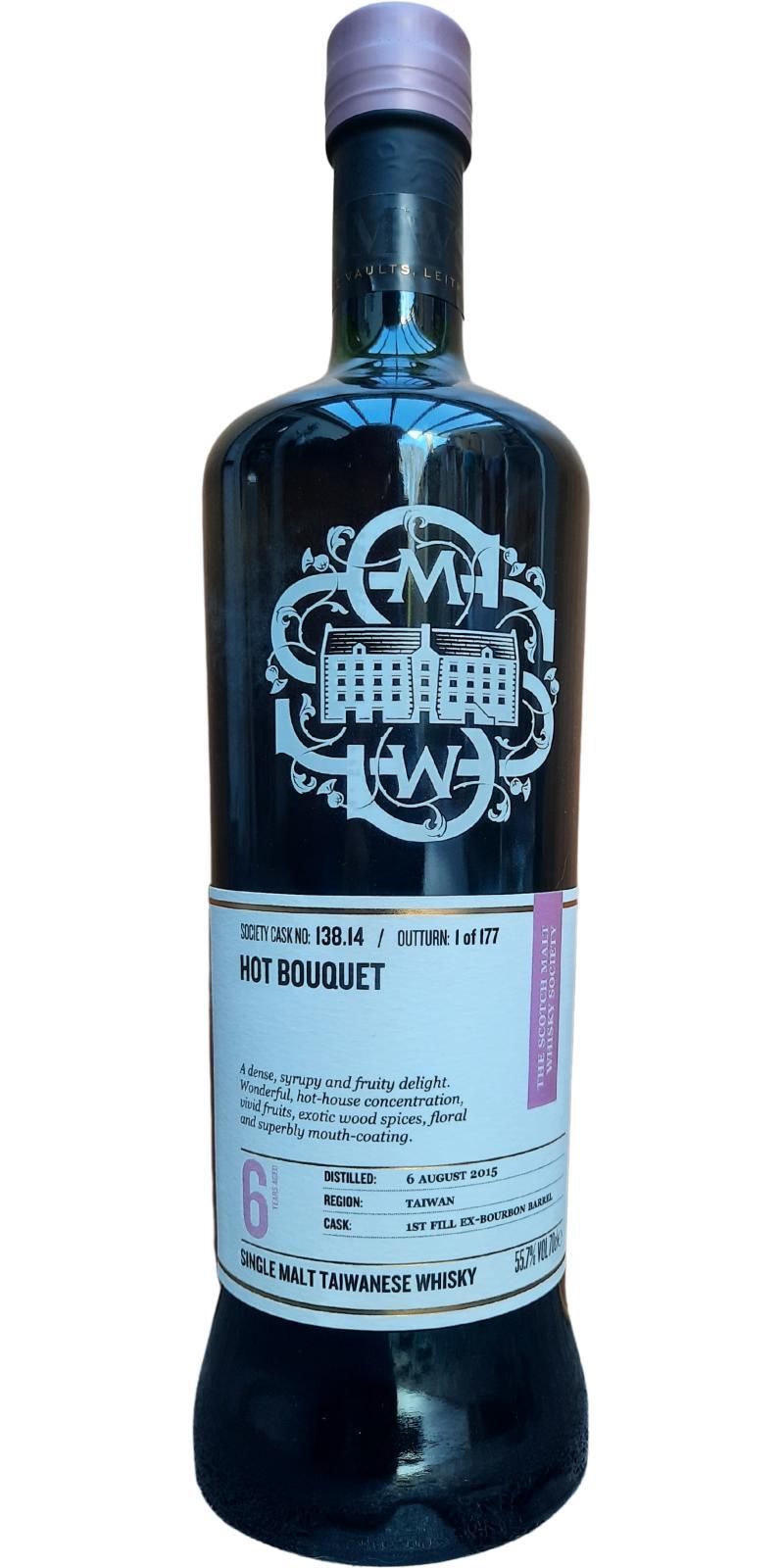 Nantou 2015 SMWS 138.14 Hot bouquet