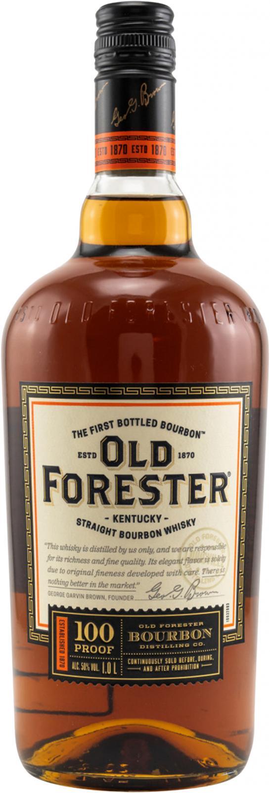Old Forester 100 Proof Kentucky Straight Bourbon Whiskey