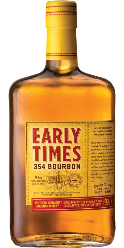 Early Times 354 Bourbon Kentucky Straight Bourbon Whisky