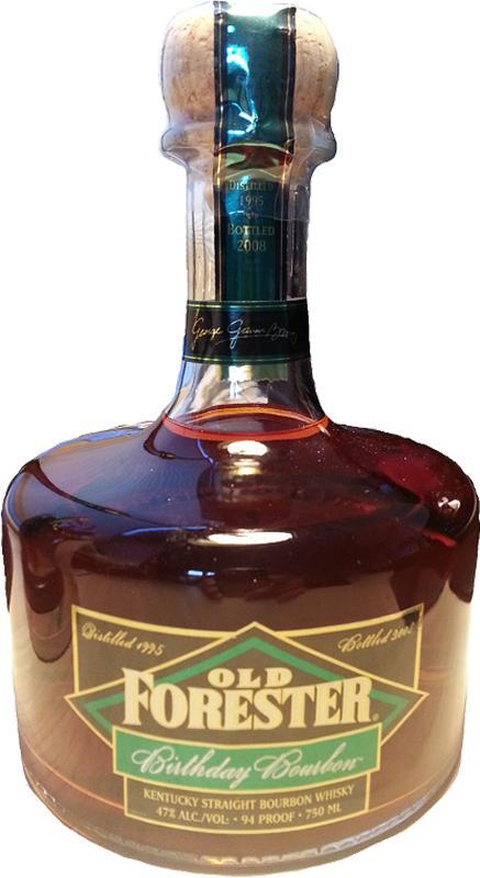 Old Forester 1995 - Birthday Bourbon Kentucky Straight Bourbon Whisky