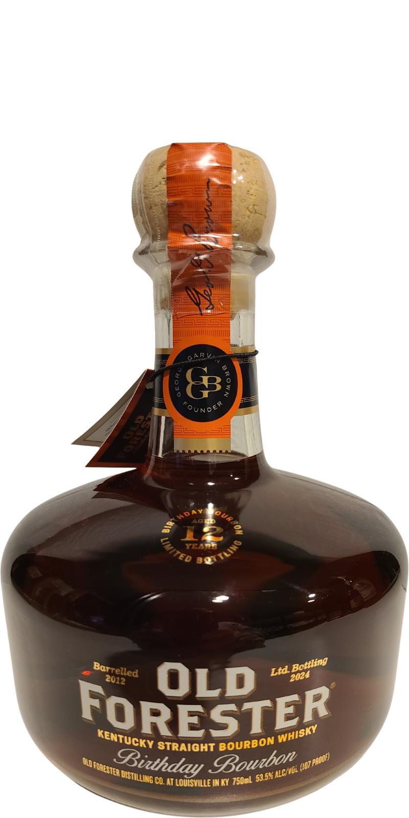 Old Forester 2012 Birthday Bourbon