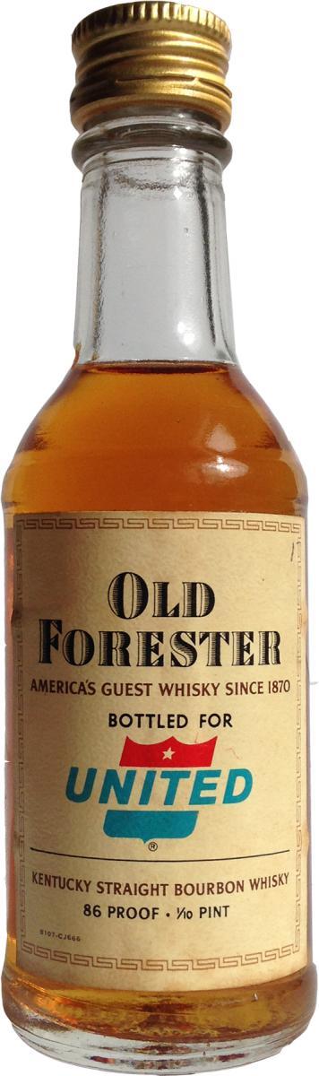 Old Forester Kentucky Straight Bourbon Whiskey Miniature