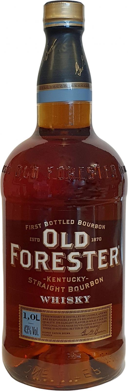 Old Forester NAS Kentucky Straight Bourbon