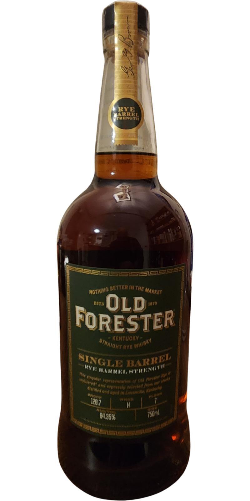 Old Forester Rye Single Barrel