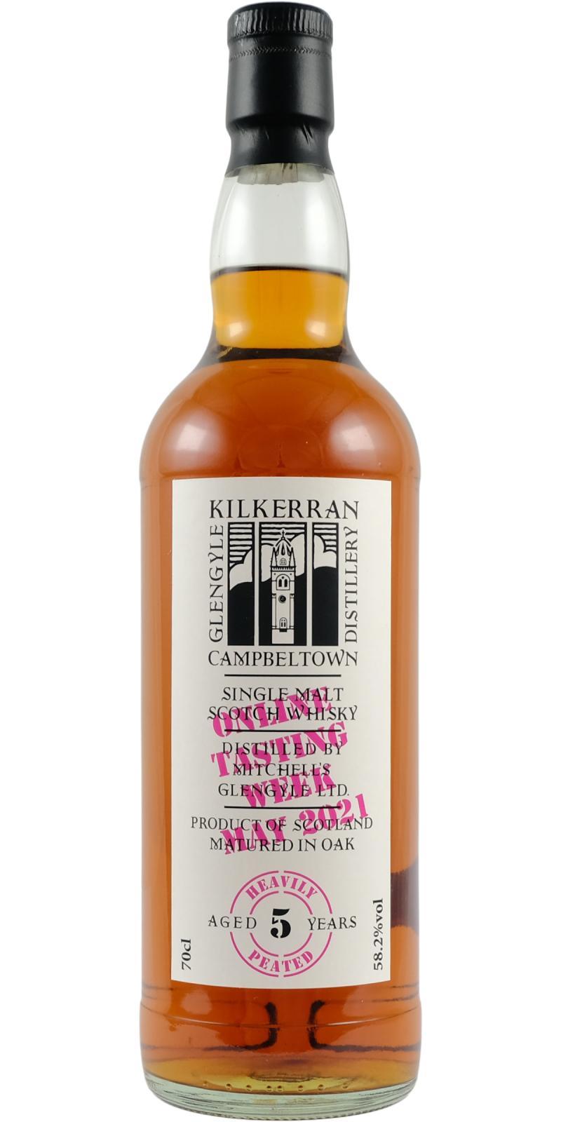 Kilkerran 05-year-old  Heavily Peated - Online Tasting Week 2021