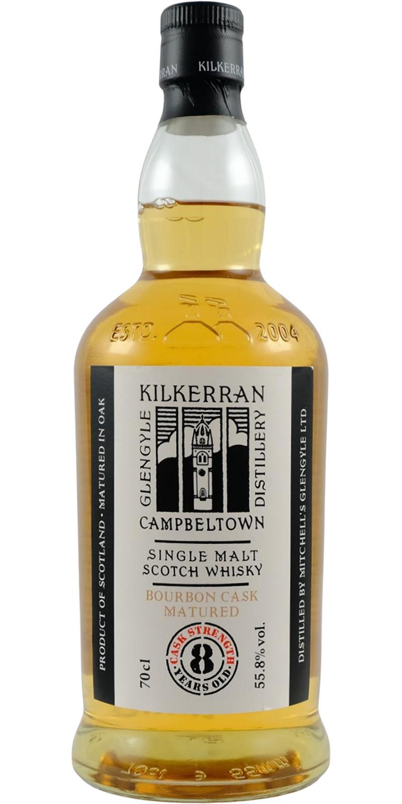 Kilkerran 08-year-old  Cask Strength