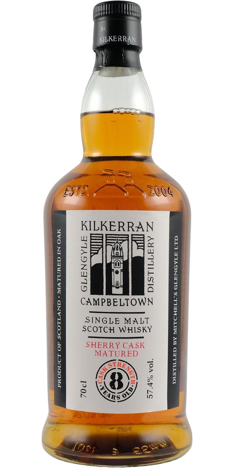 Kilkerran 08-year-old  Cask Strength