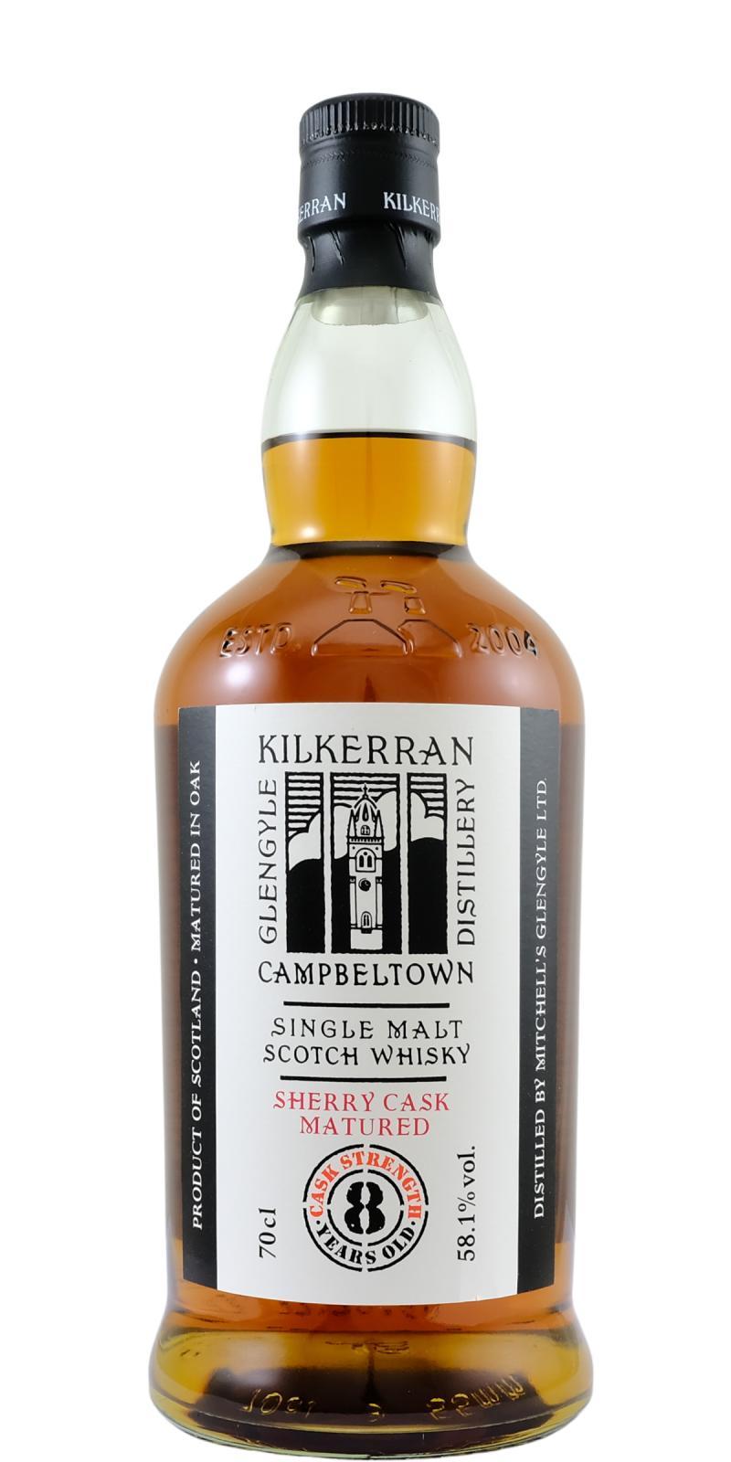 Kilkerran 08-year-old  Cask Strength