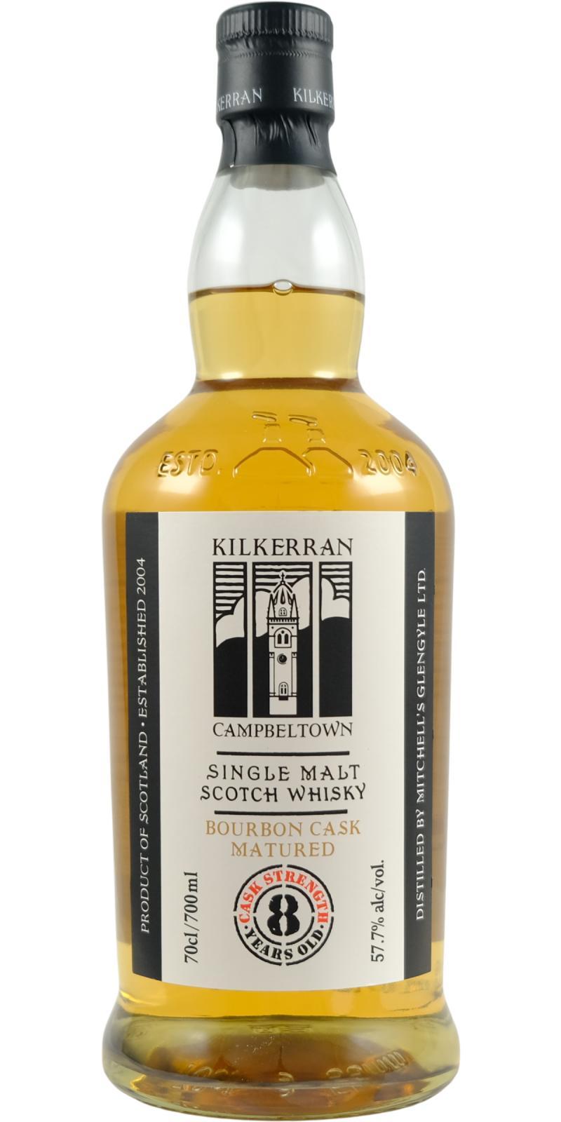 Kilkerran 08-year-old  Cask Strength