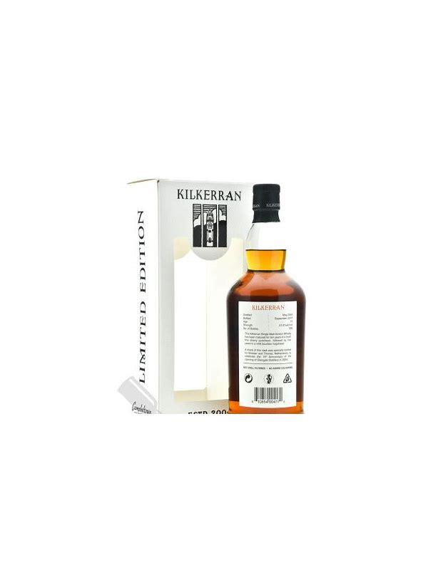 Kilkerran 15-year-old  Single Cask - Fino Wood