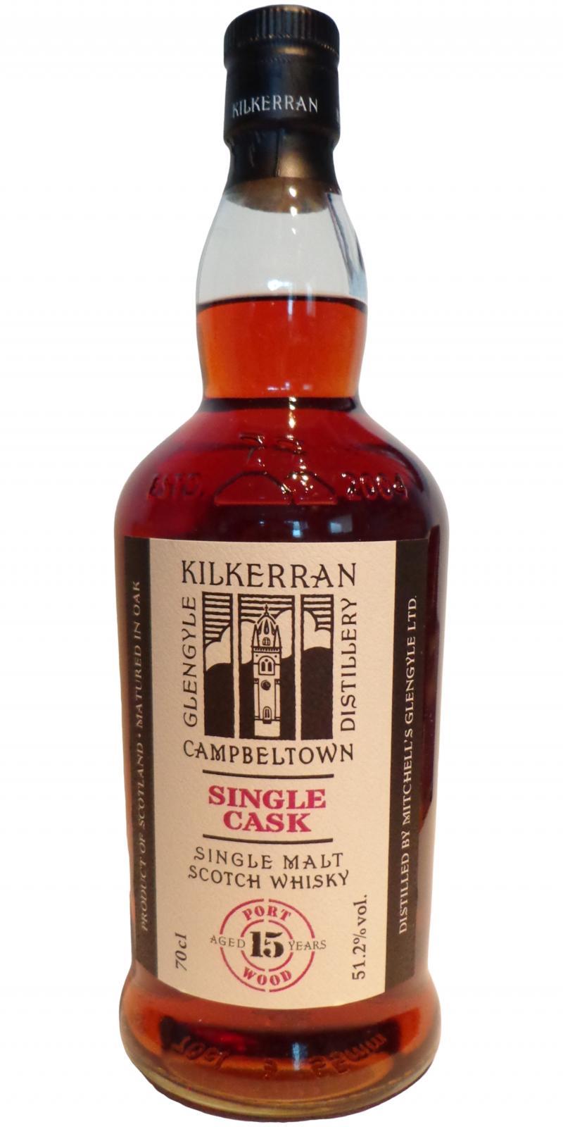 Kilkerran 15-year-old  Single Cask - Port Wood