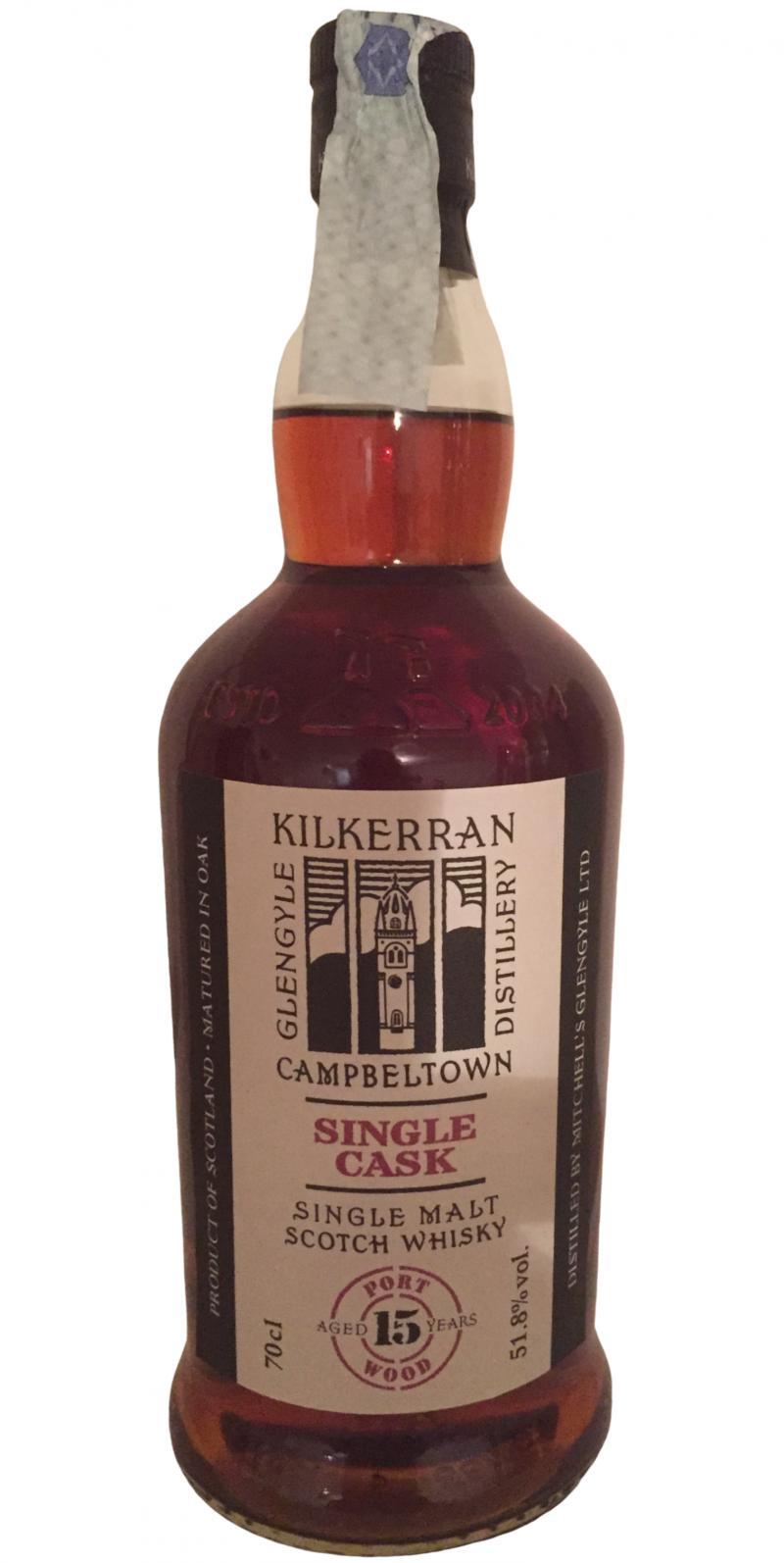 Kilkerran 15-year-old  Single Cask - Port Wood