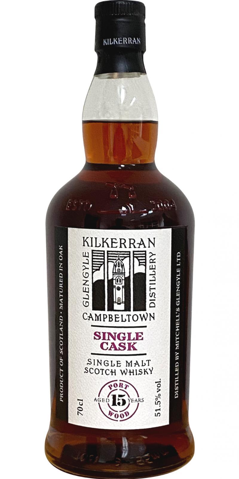 Kilkerran 15-year-old  Single Cask - Port Wood