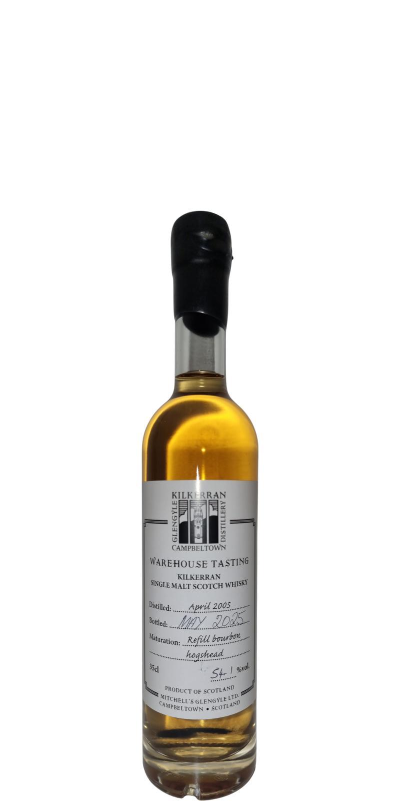 Kilkerran 2005  Warehouse Tasting