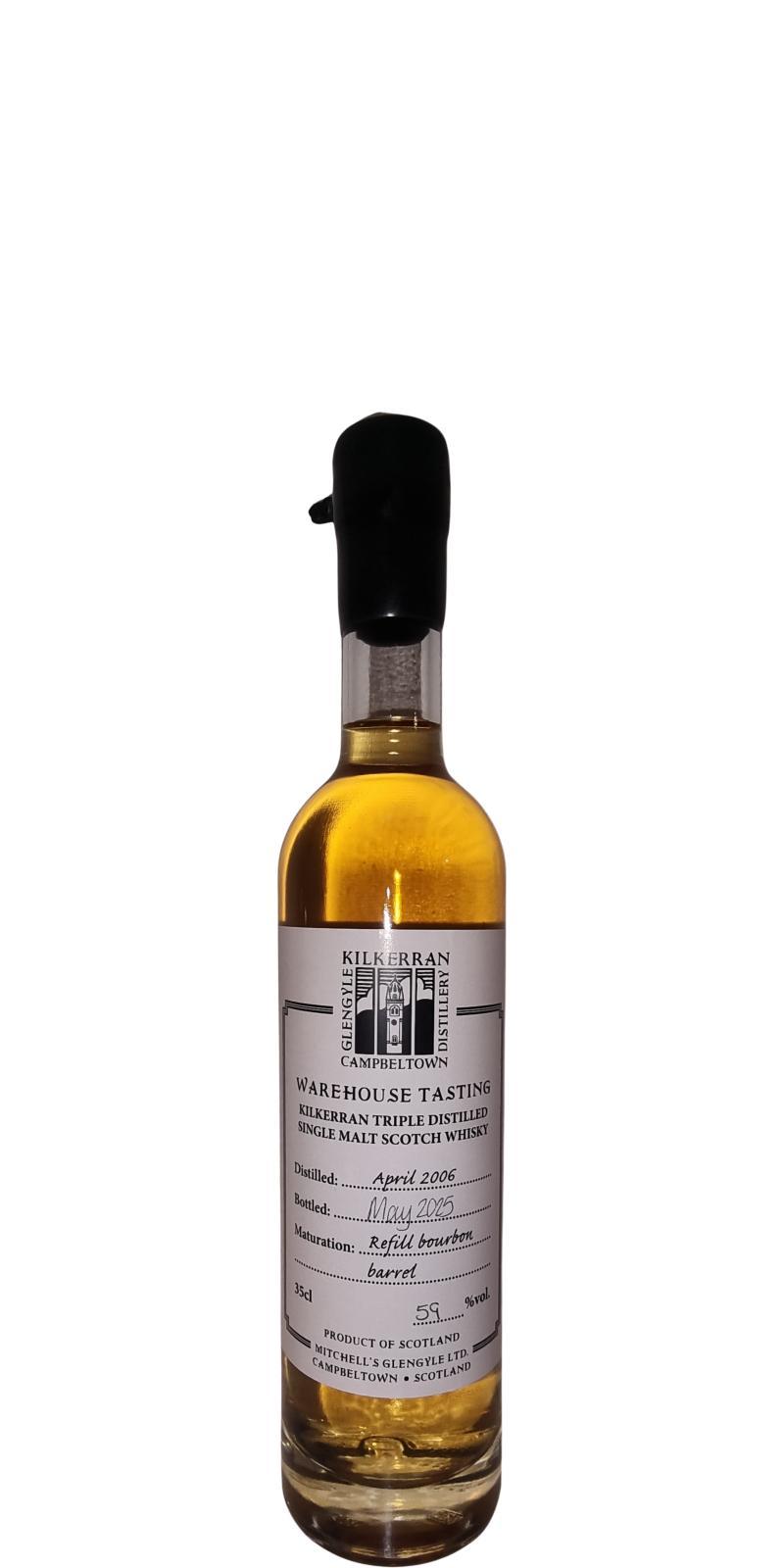 Kilkerran 2006  Warehouse Tasting