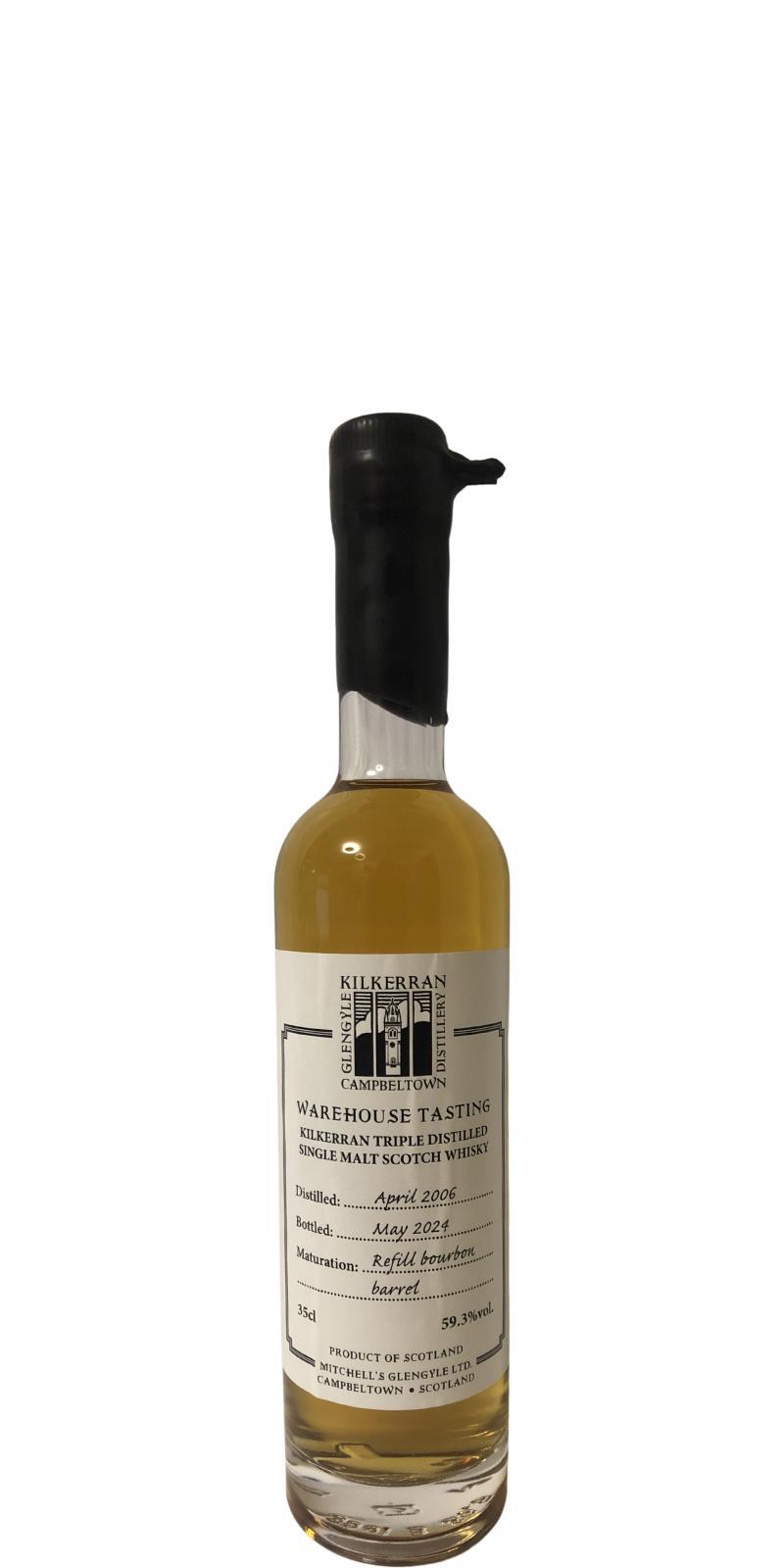 Kilkerran 2006  Warehouse Tasting