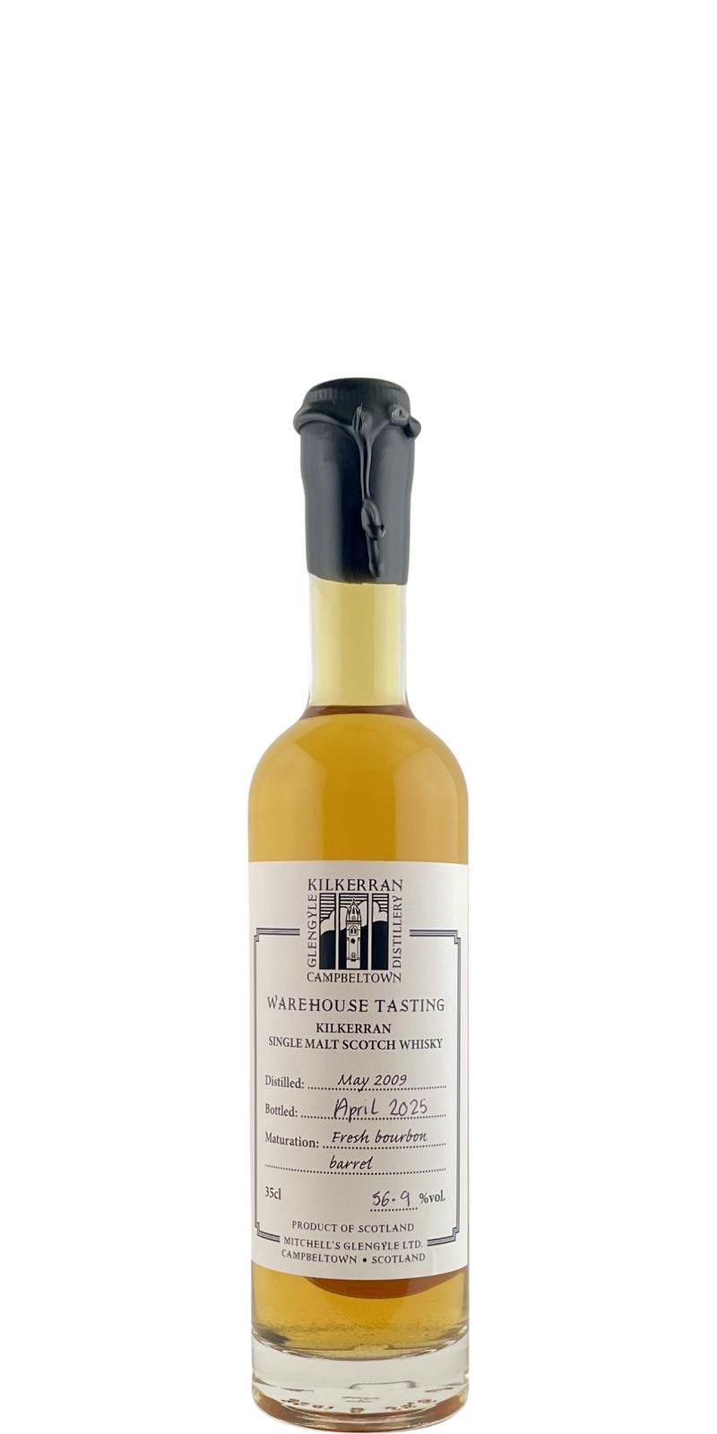 Kilkerran 2009  Warehouse Tasting