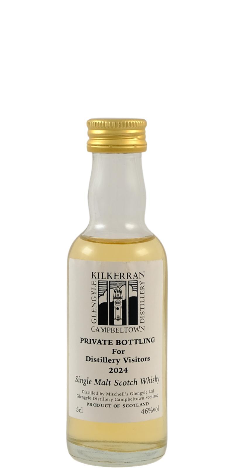 Kilkerran Distillery Visitors 2024  Private Bottling