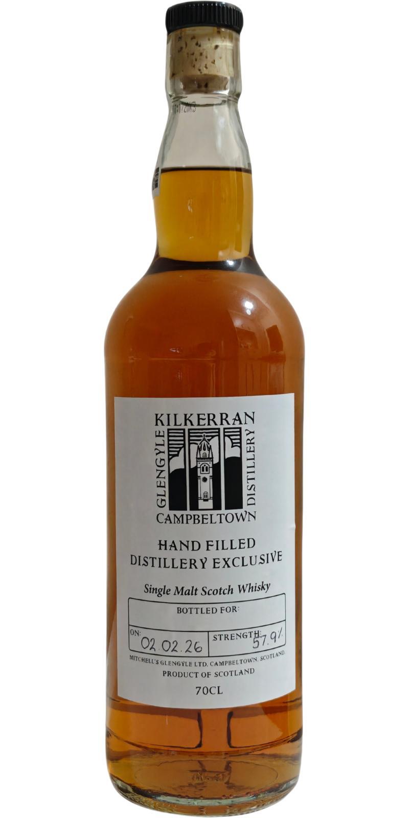 Kilkerran Hand Filled Distillery Exclusive