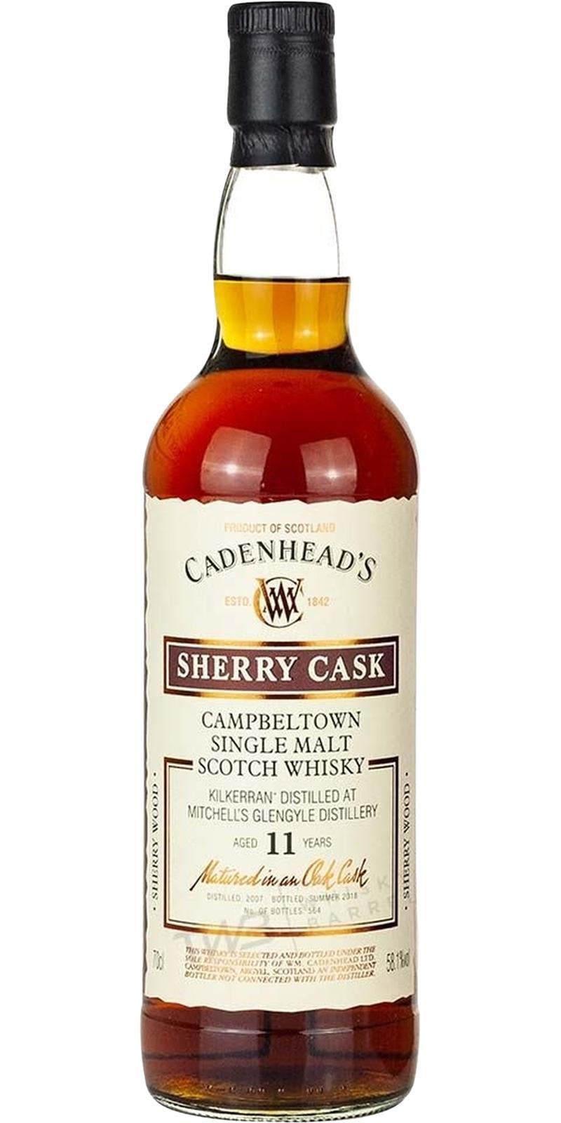 Kilkerran 2007 CA  Wood Range - Sherry Cask