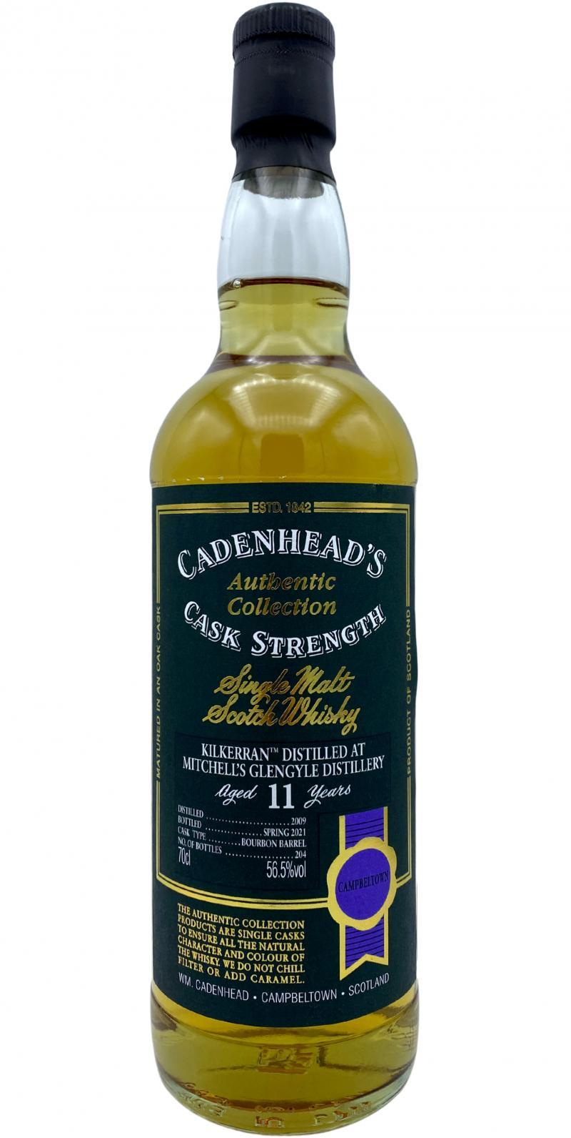 Kilkerran 2009 CA  Authentic Collection