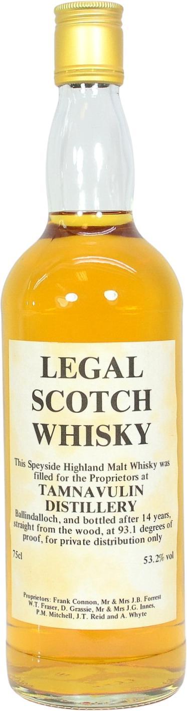 Tamnavulin 14-year-old Legal Scotch Whisky