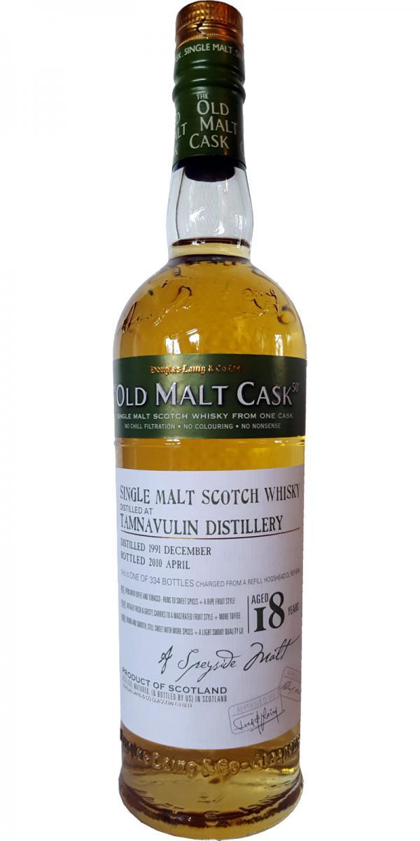 Tamnavulin 1991 DL The Old Malt Cask