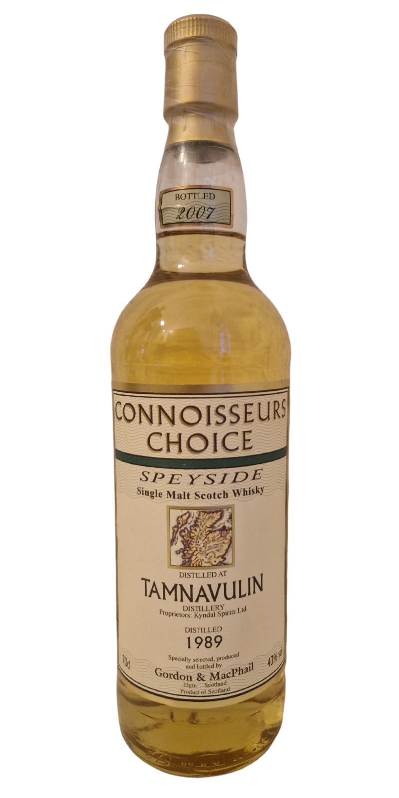 Tamnavulin 1989 GM Connoisseurs Choice