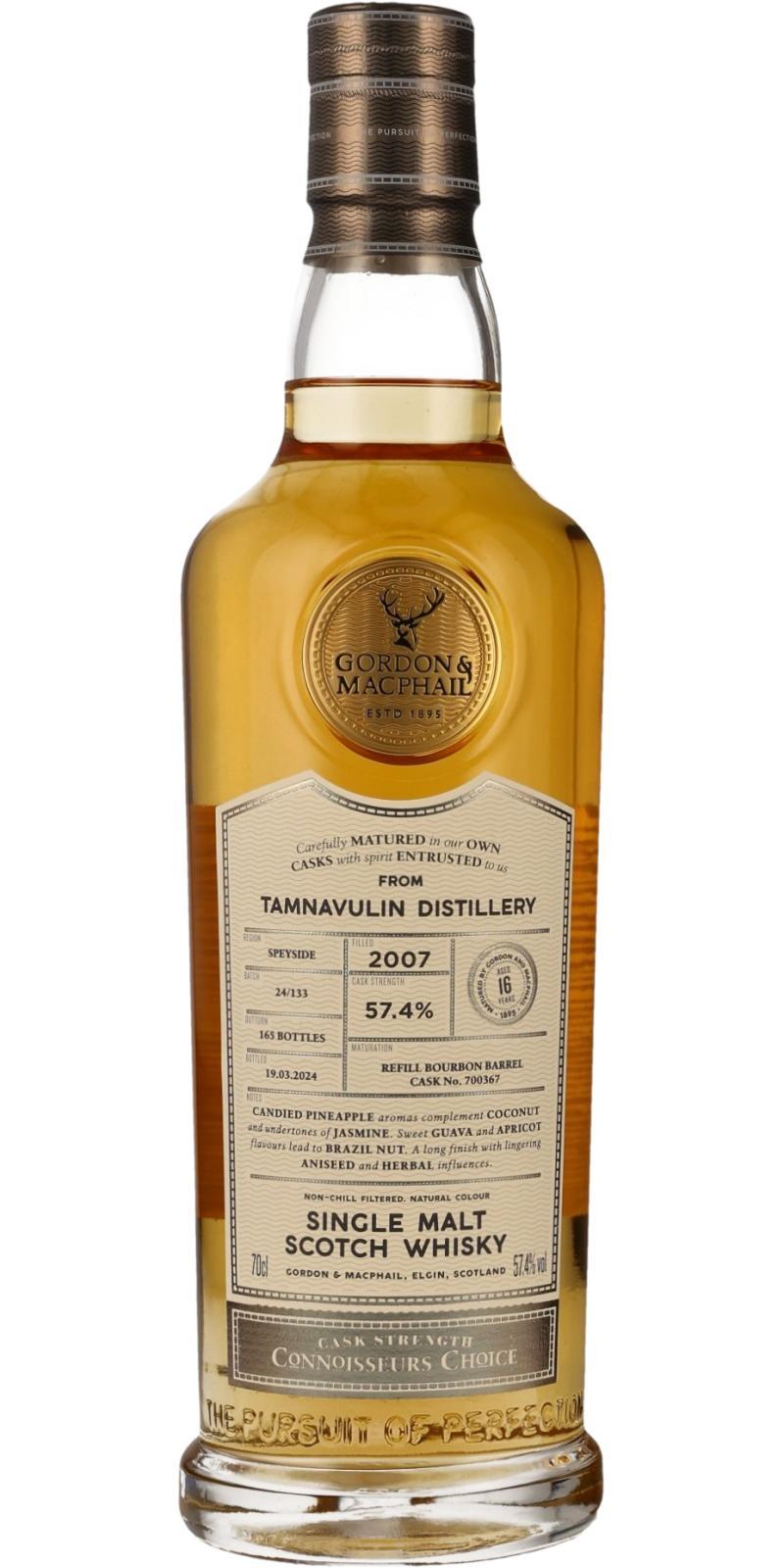 Tamnavulin 2007 GM Connoisseurs Choice - Cask Strength