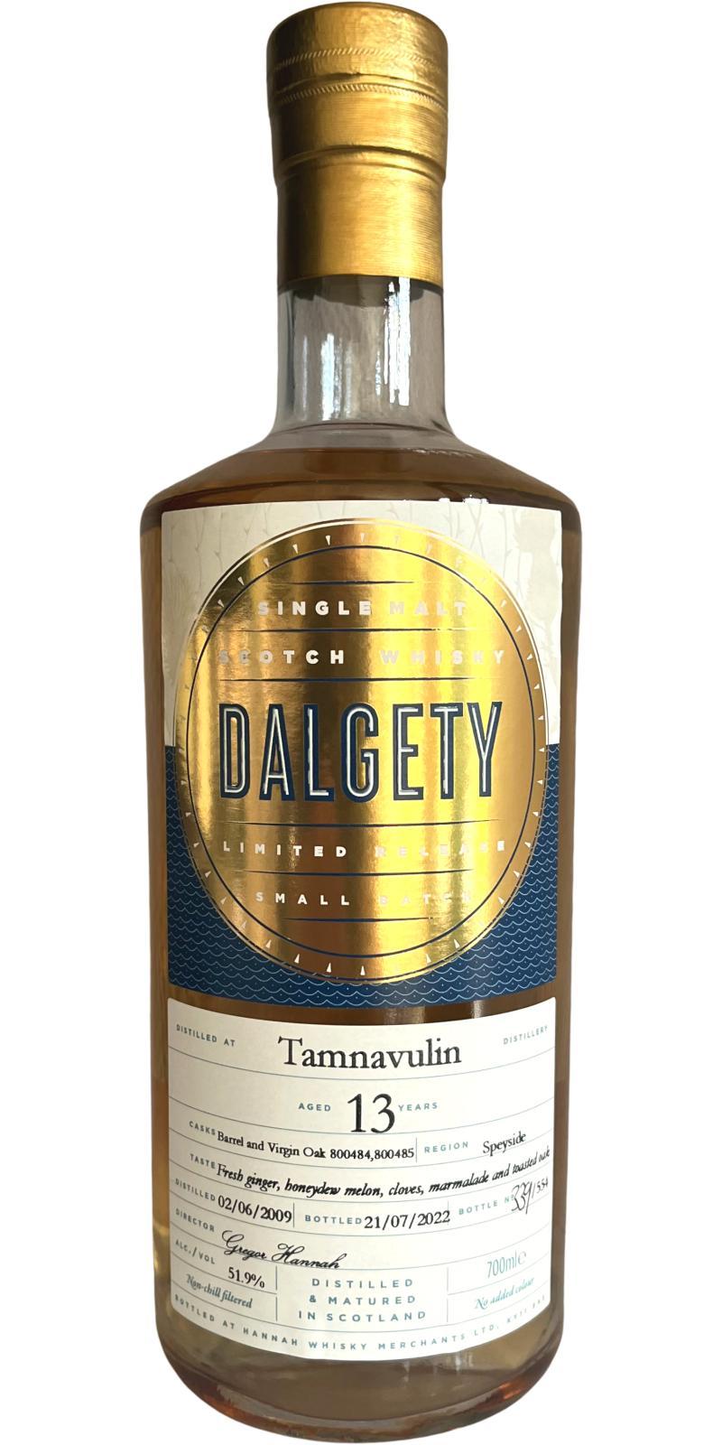 Tamnavulin 2009 HWM Dalgety