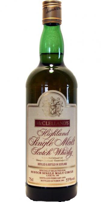 McClelland's 1979 TAMC Highland Single Malt Scotch Whisky