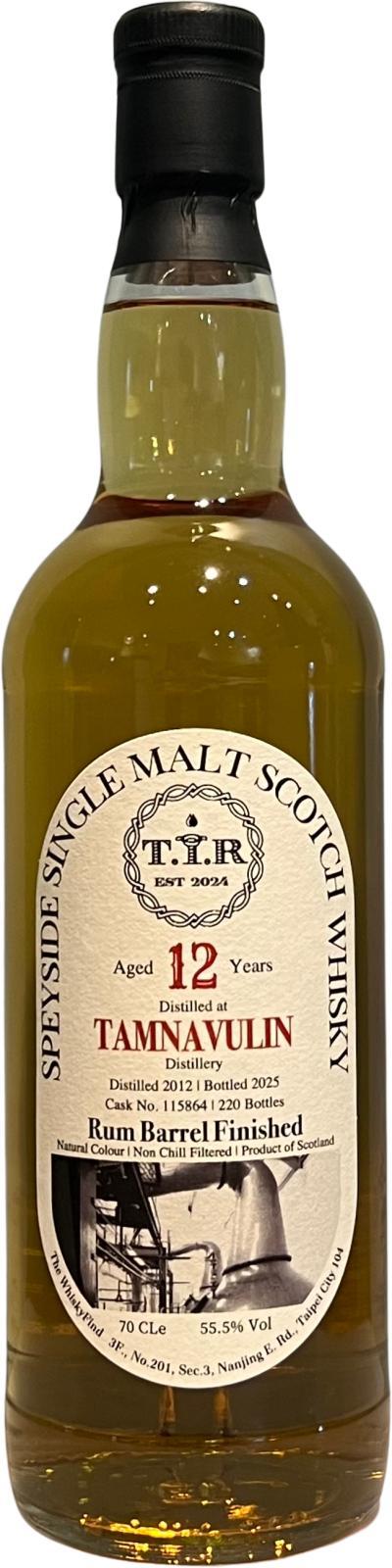 Tamnavulin 2012 TWf T.I.R