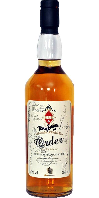 Glendullan 12-year-old  Madam Speaker's Order