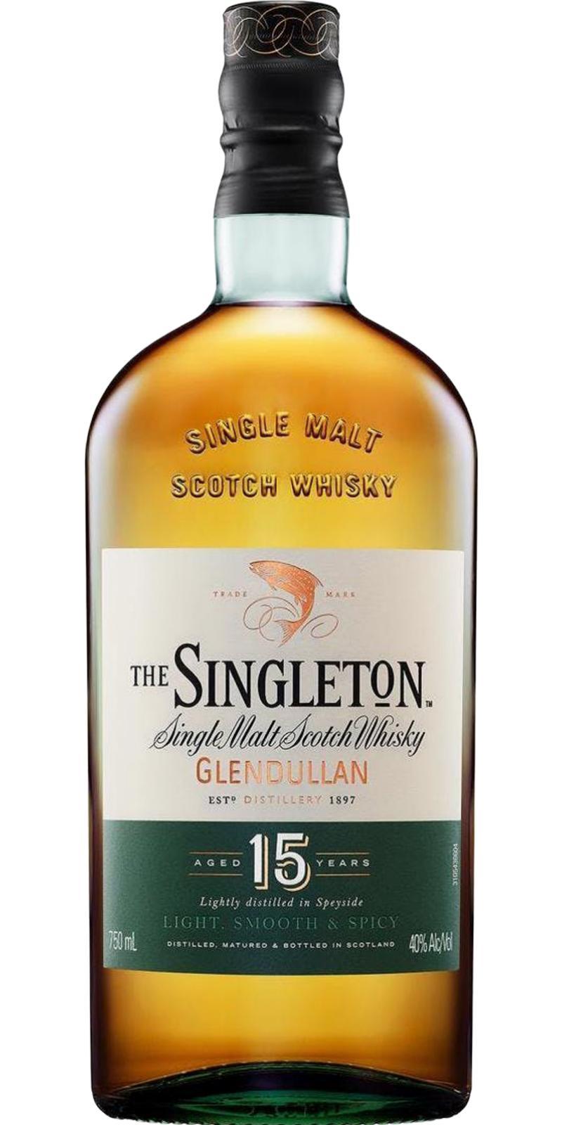 The Singleton of Glendullan 15-year-old  Light, Smooth & Spicy