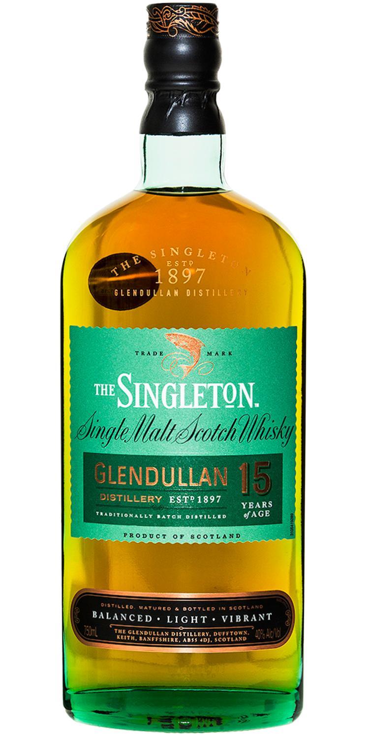 The Singleton of Glendullan 15-year-old  Balanced, Light, Vibrant