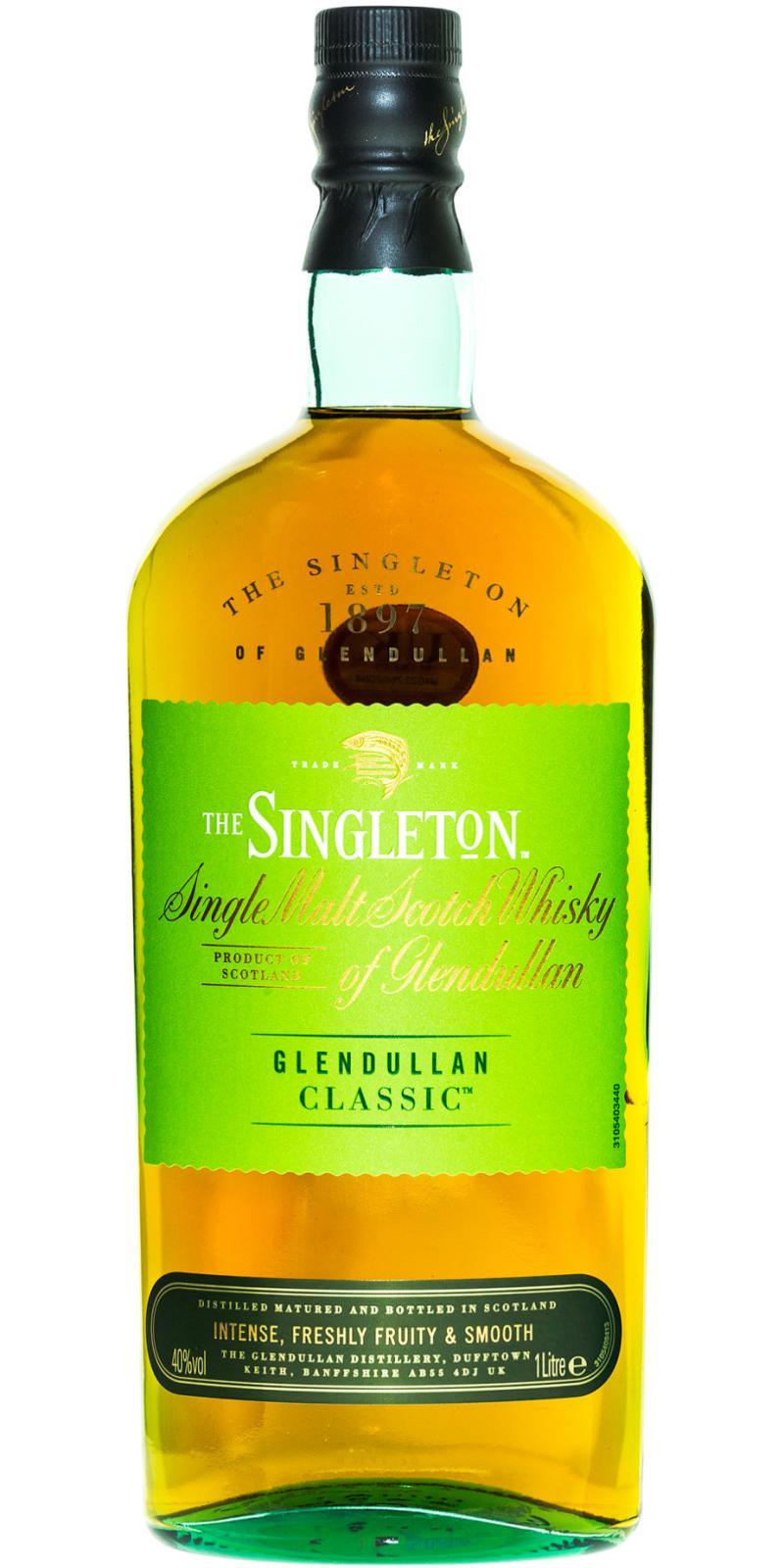 The Singleton of Glendullan Classic  Intense, Freshly Fruity & Smooth