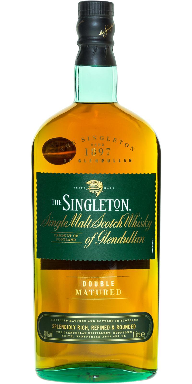 The Singleton of Glendullan Double Matured  Splendidly Rich, Refined & Rounded